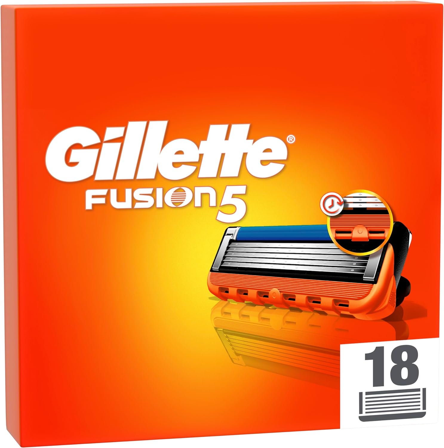 Gillette Fusion 5 Rasierklingen, 18