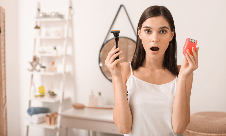 Gesichtshaare mit Braun Face Mini entfernen Erfahrung
